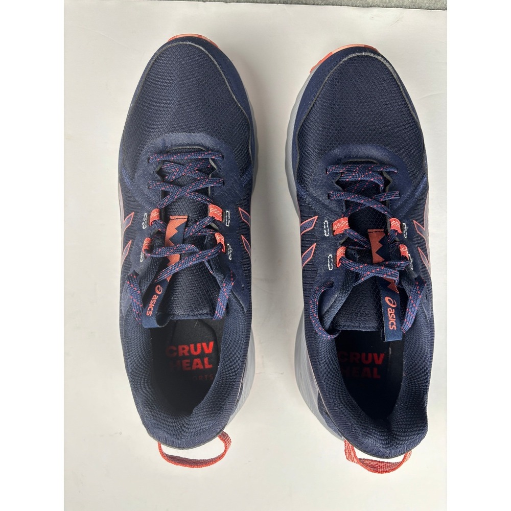 ASICS Gel-Venture 10 Trail Running Shoes Wide 11 Blue Pink 1012B761 - Picture 4 of 12